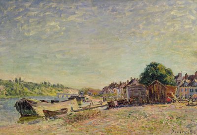 Les bois du Liong in Saint-Mammes, 1885 von Alfred Sisley